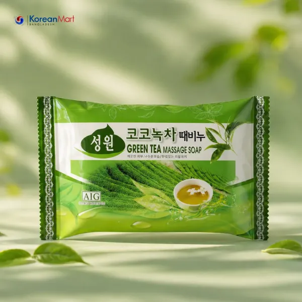 AIG Green Tea Message Soap - 150g